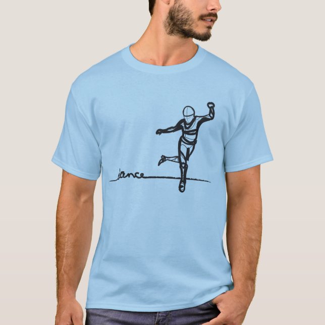 T-shirt T da dança de torneira (Frente)