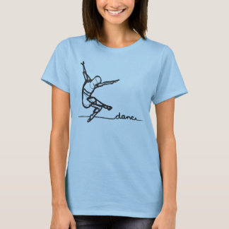 T-shirt T da dança moderna (cabido)