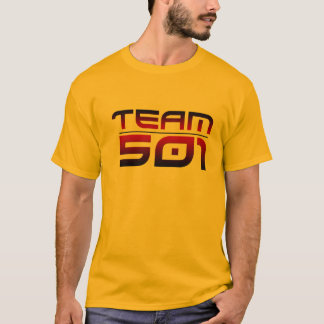 T-shirt T da equipe 501 da cor (mais opções da cor