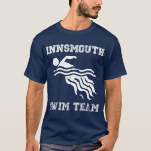 T-shirt T da equipe de natação de Innsmouth - obscuridad