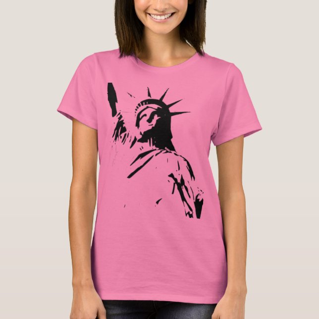 T-shirt T da estátua da liberdade (Frente)