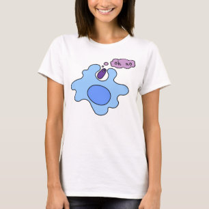 T-shirt T da fagocitose das bactérias