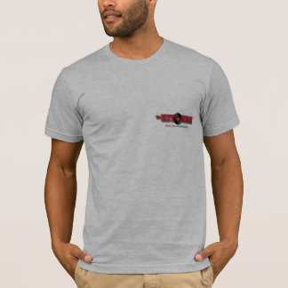T-shirt T da forma dos sicários - cinza
