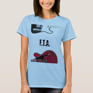 T-shirt T da guitarra