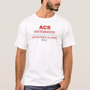 T-shirt T da irmandade de ACS