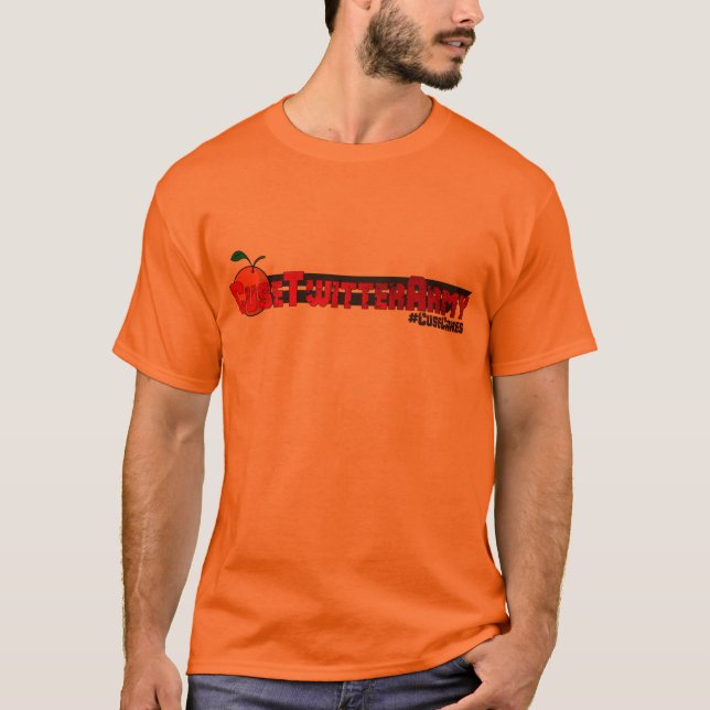 T-shirt T da laranja do exército do Twitter do Cuse (Frente)