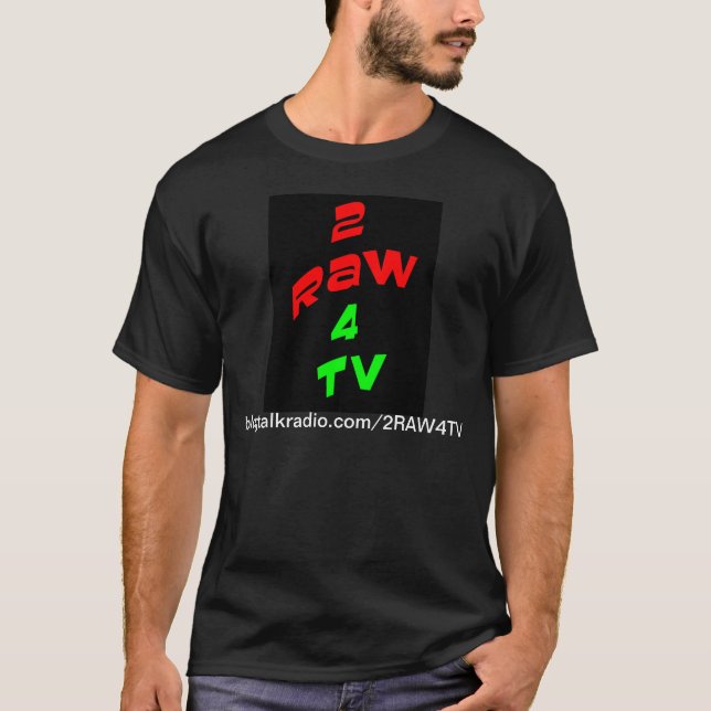 T-shirt T da OBSCURIDADE 2RAW4TV (Frente)