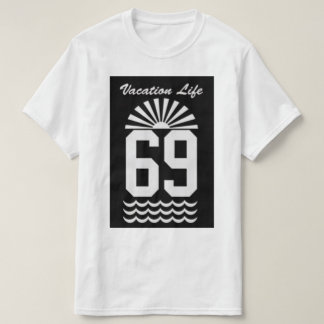 T-shirt T da posição das férias