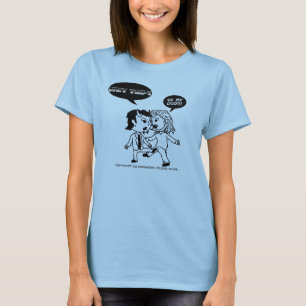 T-shirt T das meninas do Wrath da satã