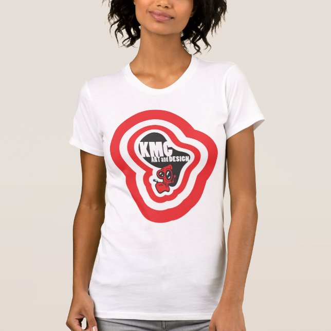 T-shirt T das senhoras do KMC (Frente)