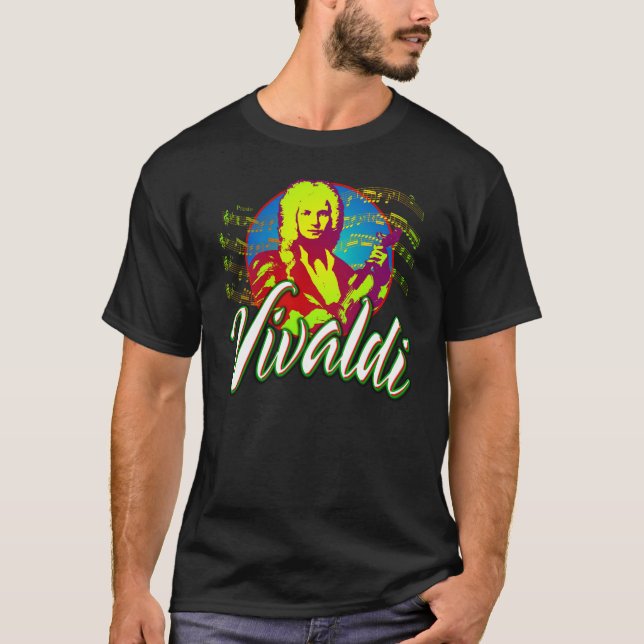 T-shirt T de Antonio Vivaldi (Frente)