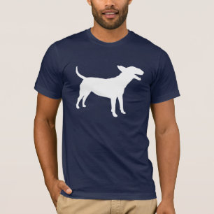 T-shirt T de bull terrier do inglês