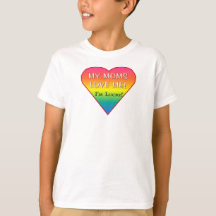 T-shirt T de duas mães