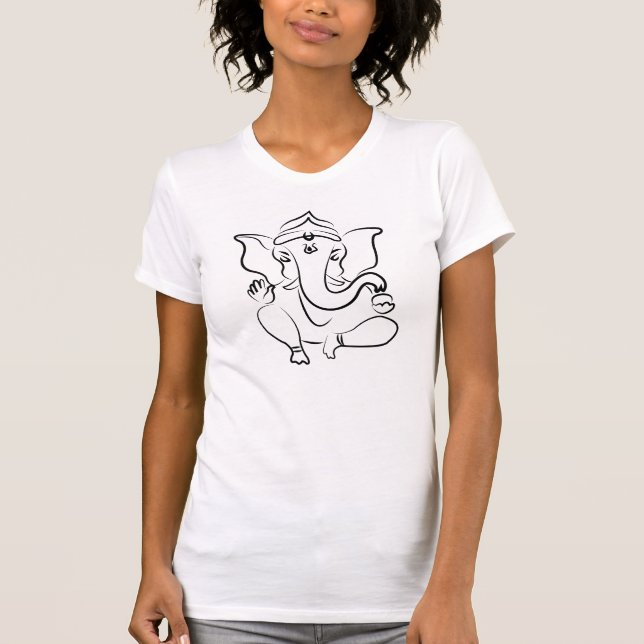 T-shirt T de "Ganesha" da edição limitada (Frente)