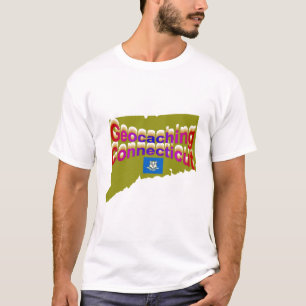 T-shirt T de Geocaching Connecticut