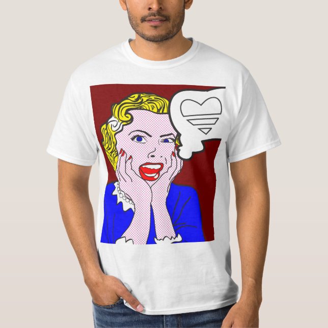 T-shirt T de Hardt do pop (Frente)