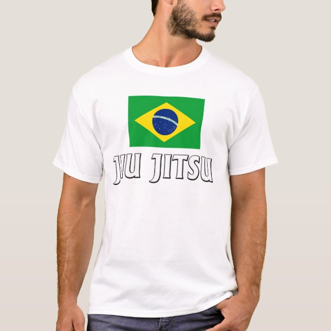 T-shirt T de Jiu Jitsu do brasileiro (Frente)