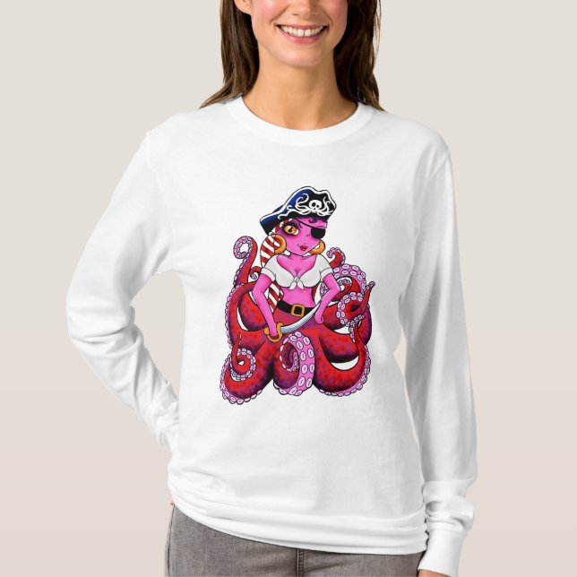 T-shirt T de Octopirate (Frente)