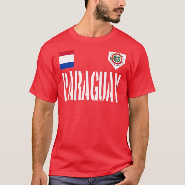 T-shirt T de Paraguai (Frente)