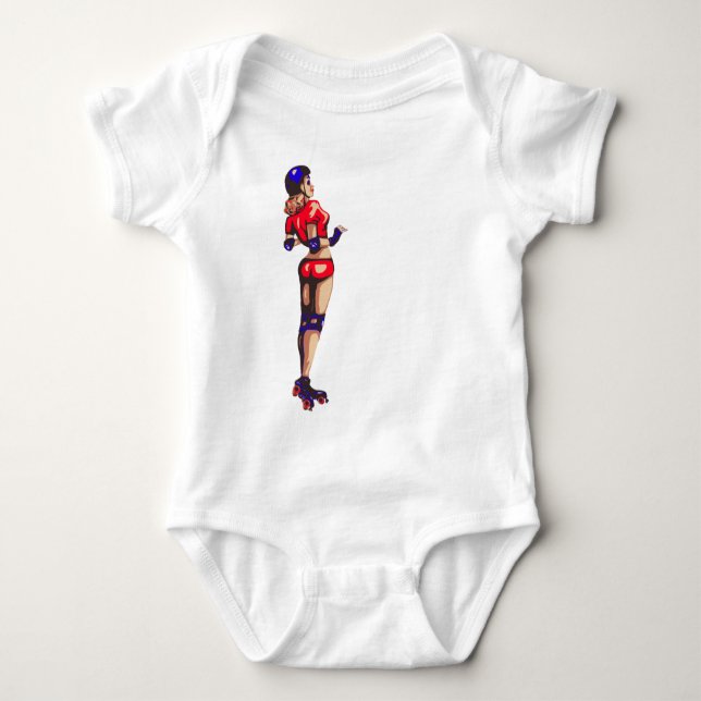 T-shirt T de Rollergirl (Frente)