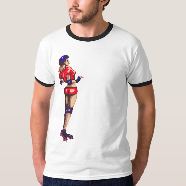 T-shirt T de Rollergirl (Frente)