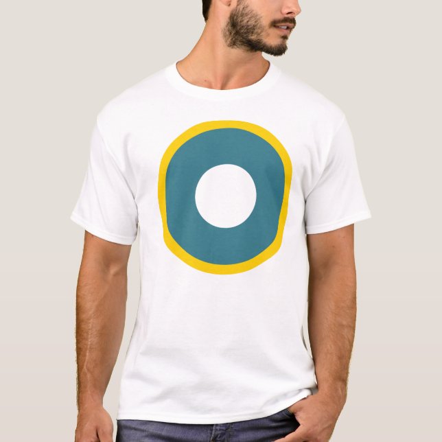 T-shirt T de Roundel do comando do RAF India (Frente)