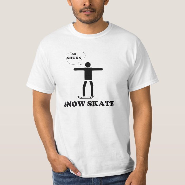 T-SHIRT T DE SHUKS SNOWSKATE (Frente)