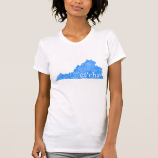 T-shirt T de Virgínia do Appalachia das mulheres