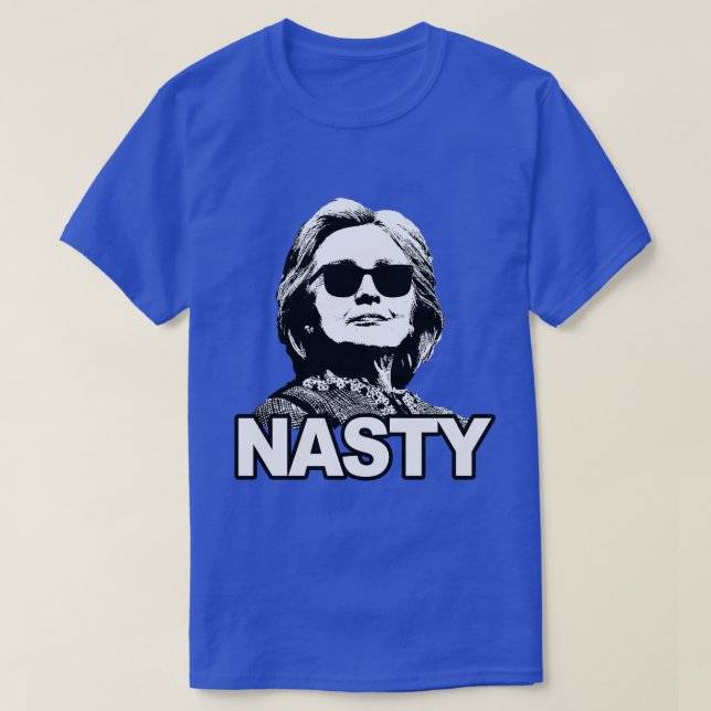 T-shirt T "desagradável" de Hillary Clinton (Frente do Design)