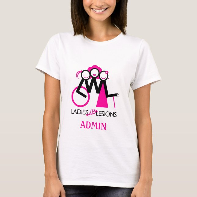 T-shirt T do Admin (Frente)