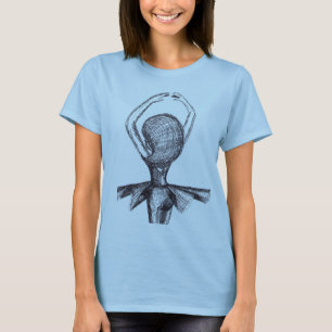 T-shirt T do balé de Cadouxdle do Twirl