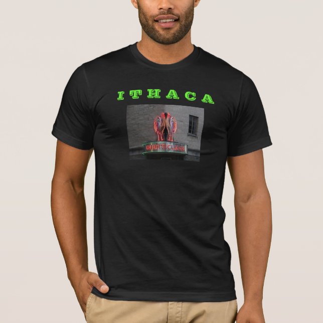 T-shirt T do BAR de ITHACA (Frente)