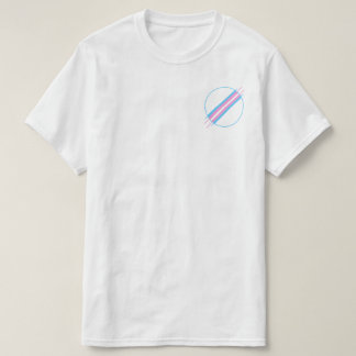 T-shirt T do bolso do orgulho do transporte