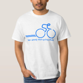 T-shirt T do cavaleiro da bicicleta do pai do campeão do
