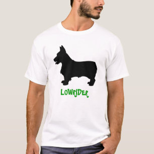 T-shirt T do Corgi do "Lowrider"