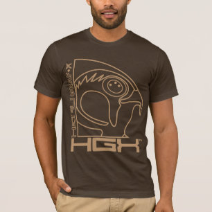 T-shirt T do esboço de HGX Tan