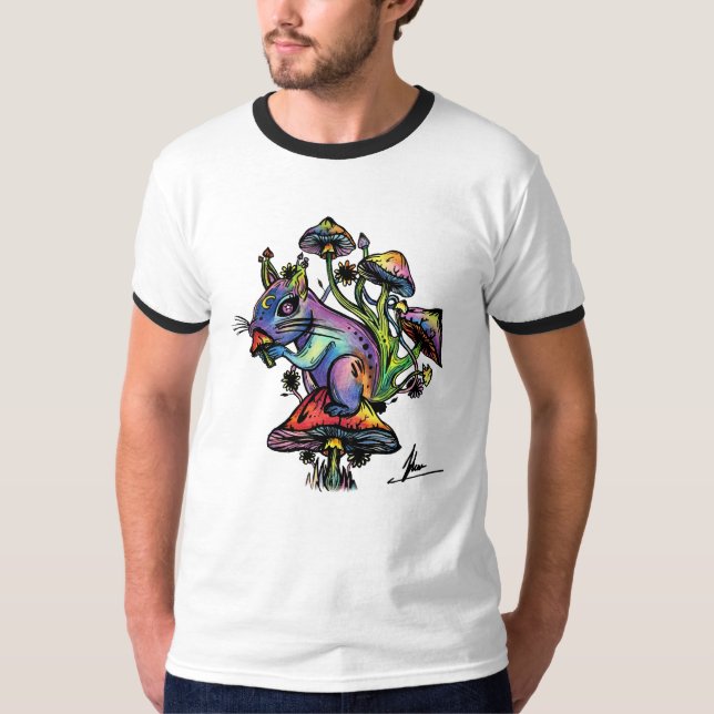 T-shirt T do esquilo (Frente)