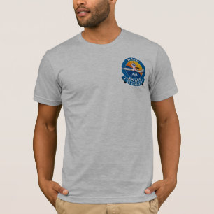 T-shirt T do fundraiser do cancro da mama do AWACS de GK