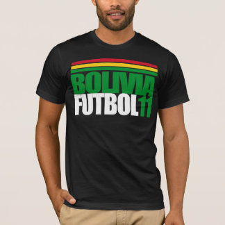 T-shirt T do futebol 11 de Bolívia