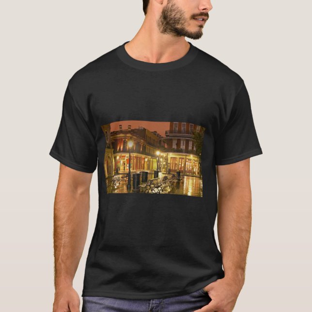 T-shirt T do gráfico de Nova Orleães (Frente)
