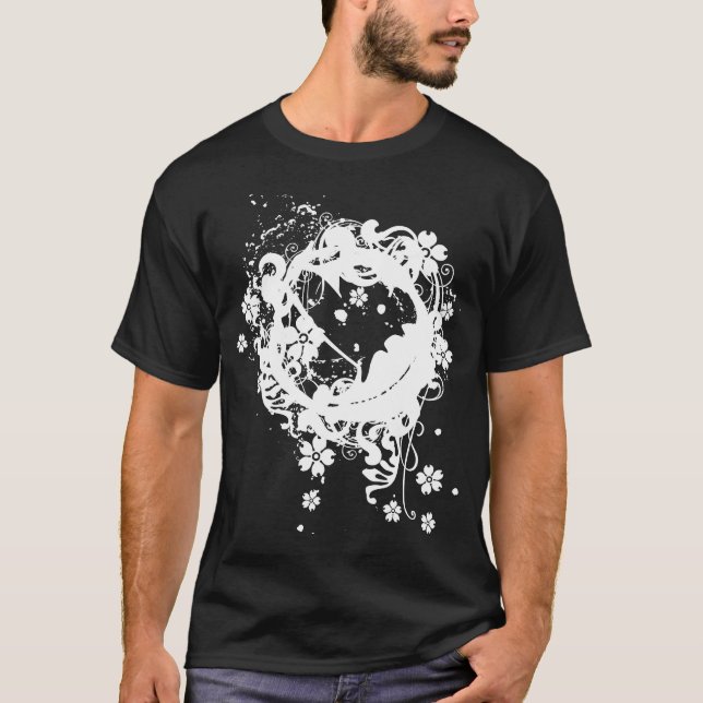 T-shirt T do gráfico do anel (Frente)