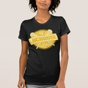 T-shirt T do impressão da parte traseira do nome & do