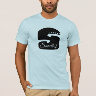 T-shirt T do logotipo das guitarra de Sundlof