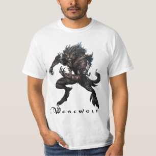 T-shirt T do monstro - homem-lobo
