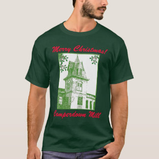 T-shirt T do Natal da torre de Camperdown