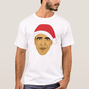 T-shirt T do Natal de Obama Claus Barack Obama