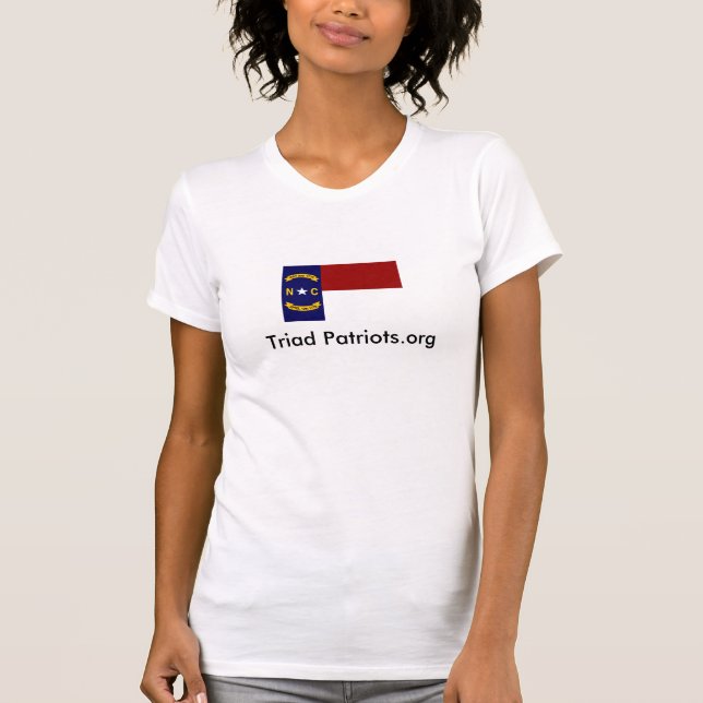 T-shirt T do NC das senhoras (Frente)