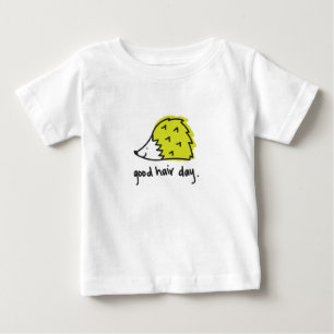 T-shirt T do ouriço do bebê/miúdos