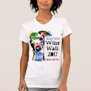 T-shirt T do pescoço da colher das mulheres do salvamento
