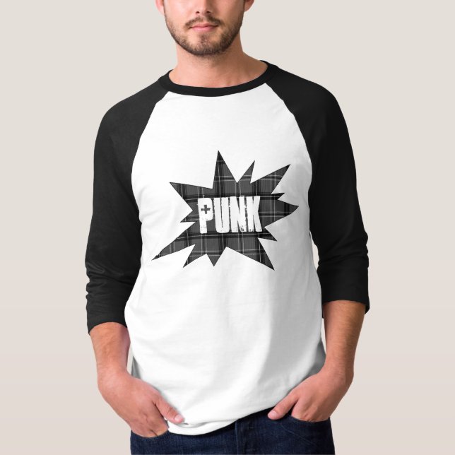 T-shirt T do punk (Frente)